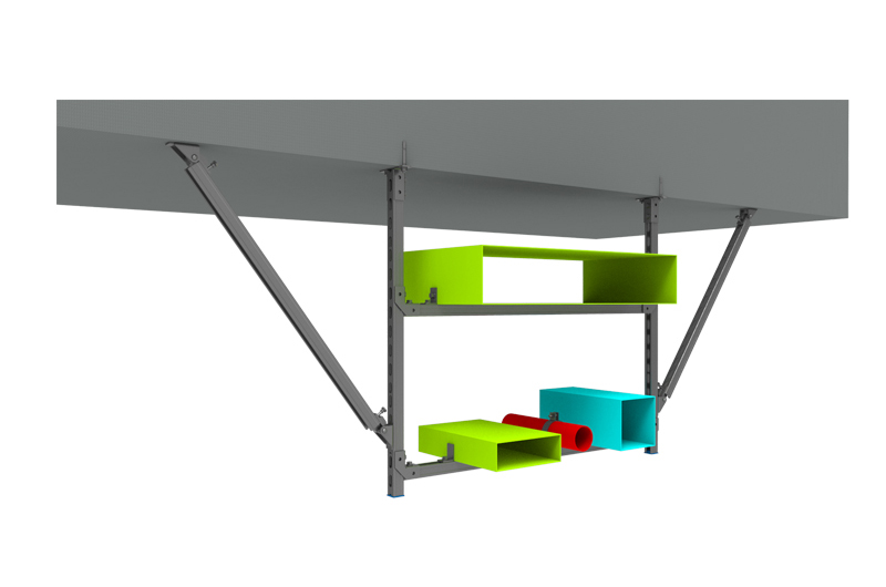 侧向综合抗震支吊架