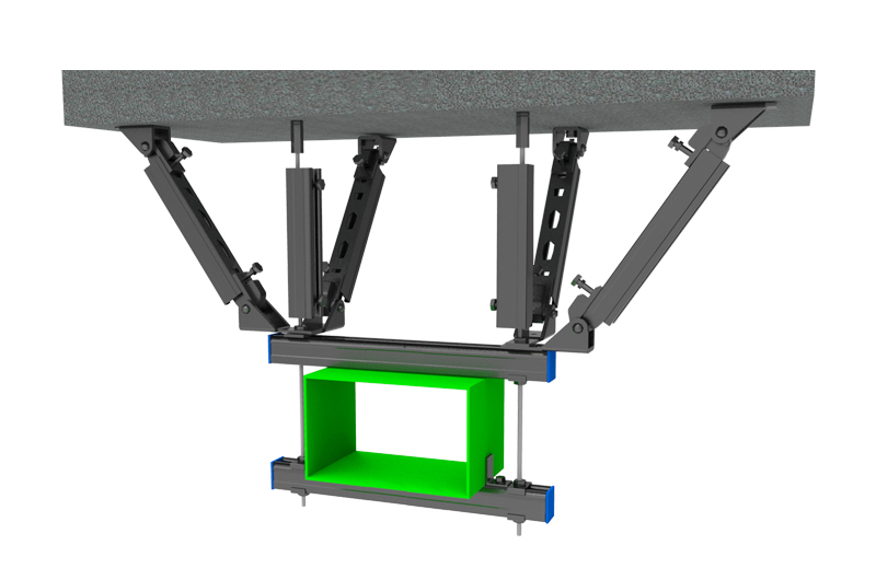 风管双向抗震支吊架