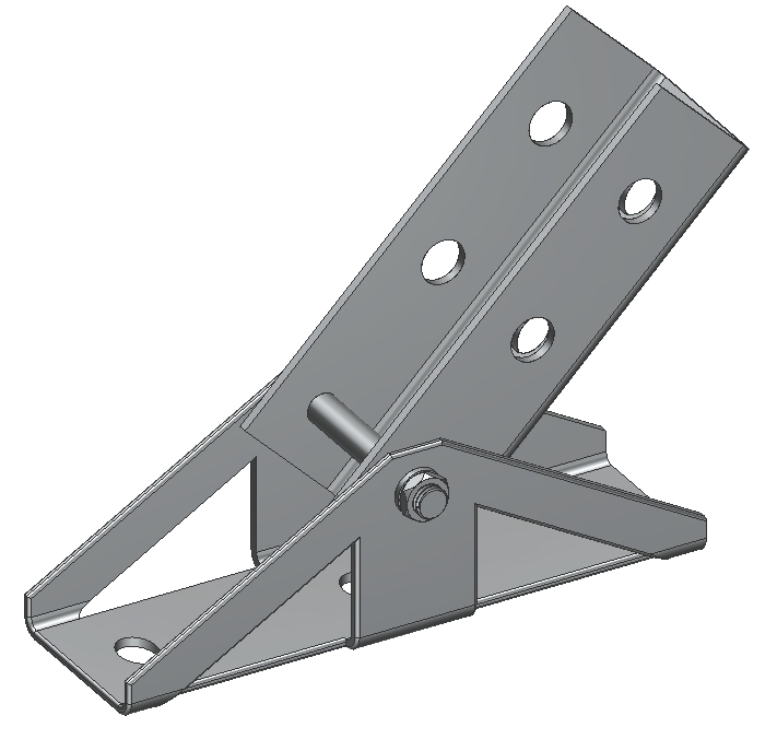 铰链接底座和基板